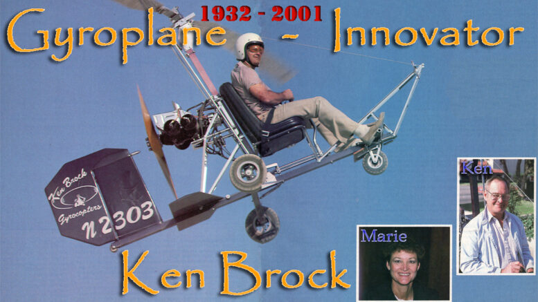 Kenneth Eugene Brock Gyroplane